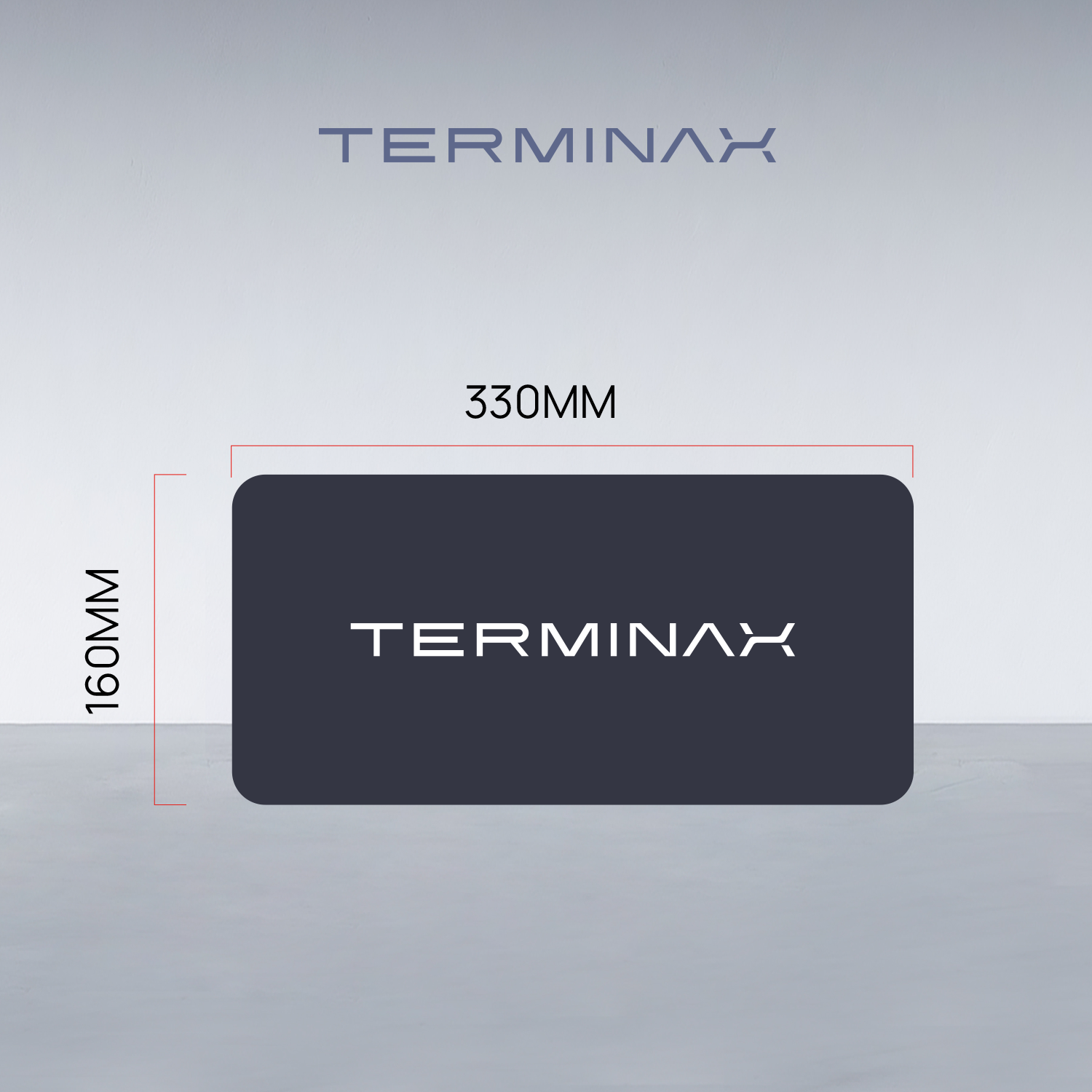 TERMINAX License Plate Cover（2 pieces）